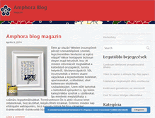 Tablet Screenshot of amphorahotel.hu